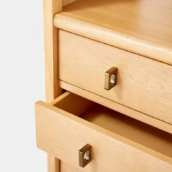 Sandpoint Bookcase With Drawers - Threshold™ Designed With Studio McGee: Wood Veneer Tall Cabinet, 3 Shelves -Interior Sale Store GUEST df88b11b 9649 4138 a273 7c3a95bd91b2