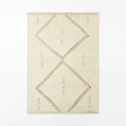 Cedar Hills Plush Geo Print Rug Cream - Threshold™ Designed With Studio McGee -Interior Sale Store GUEST e21a1c43 b5ed 4260 b717 48277652c9e6