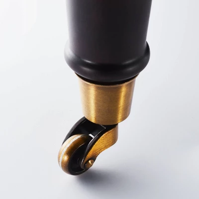 Mercer Rolled Upholstered Armchair With Casters - Threshold™ Designed With Studio McGee 7 Mercer Rolled Upholstered Armchair With Casters - Threshold™ Designed With Studio McGee - Image 5