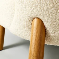 Sculpted Faux Shearling Accent Chair Cream - Threshold™ Designed With Studio McGee 11 Sculpted Faux Shearling Accent Chair Cream - Threshold™ Designed With Studio McGee -Interior Sale Store GUEST e5a88c9a 027c 4714 8c4e b911ef621a58