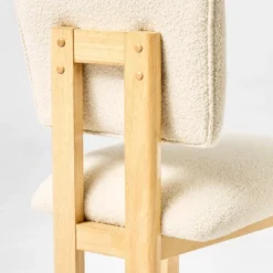 2pk Modern Upholstered Wood Dining Chair Cream - Threshold™ Designed With Studio McGee: Lacquered Rubberwood, Polyester Upholstery -Interior Sale Store GUEST e722ed36 1bb4 4fc1 b8a3 17ee4b770981