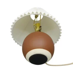 Oval Table Lamp With Pleated Shade (Includes LED Light Bulb) Red - Threshold™ Designed With Studio McGee -Interior Sale Store GUEST e90ec3ad c080 47dd 8d10 8de186c583b9