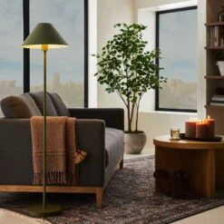 Stick Metal Floor Lamp Green Iron (Includes LED Light Bulb) - Threshold™ Designed With Studio McGee -Interior Sale Store GUEST ea3bcb7f 4a46 4208 94bc 199495c538f5