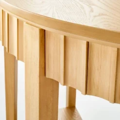 Thousand Oaks Wood Scalloped Demilune Console Table - Threshold™ Designed With Studio McGee 8 Thousand Oaks Wood Scalloped Demilune Console Table - Threshold™ Designed With Studio McGee -Interior Sale Store GUEST eb35aaa8 f7c8 4881 b5d1 f85e53b2ca90