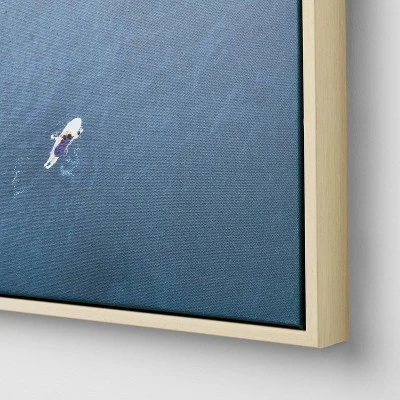 24"x30" Ocean Surf Framed Canvas - Threshold™ Designed With Studio McGee 4 24"x30" Ocean Surf Framed Canvas - Threshold™ Designed With Studio McGee - Image 2