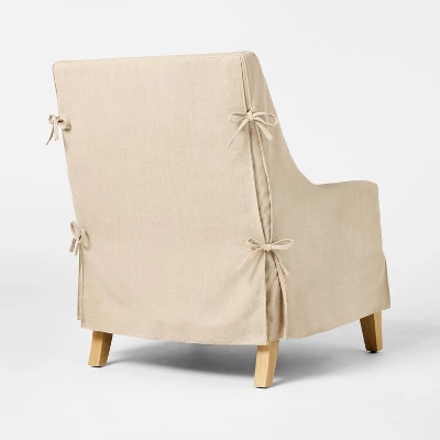 Camas Slipcover Accent Chair Khaki - Threshold™ Designed With Studio McGee 5 Camas Slipcover Accent Chair Khaki - Threshold™ Designed With Studio McGee - Image 3