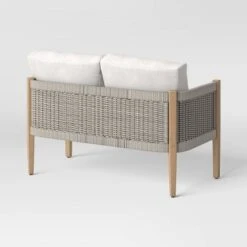 Pasadena Patio Loveseat - Gray - Threshold™ Designed With Studio McGee -Interior Sale Store GUEST ef542285 ed5f 4d45 b9b1 637135c89991