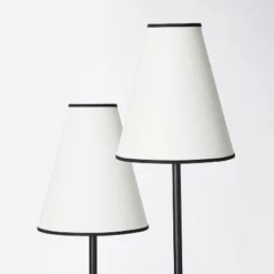 2-Head Floor Lamp With Trimmed Shade Black (Includes LED Light Bulb) - Threshold™ Designed With Studio McGee -Interior Sale Store GUEST f035995d f7b3 4db1 a0dd 1617e77b28a8