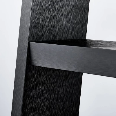 72" Linden Rectangular Wood Dining Table Black - Threshold™ Designed With Studio McGee 5 72" Linden Rectangular Wood Dining Table Black - Threshold™ Designed With Studio McGee - Image 3