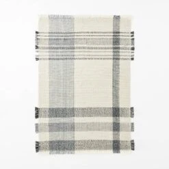 Laurelhurst Indoor/Outdoor Plaid Rug Black/White - Threshold™ Designed With Studio McGee -Interior Sale Store GUEST f399b605 bcef 4104 8333 f7d9f5288045