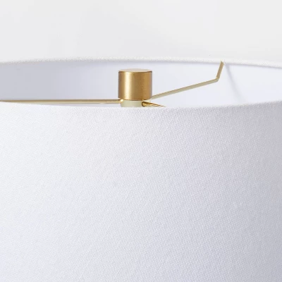 Large Ceramic Jar Table Lamp (Includes LED Light Bulb) Gray - Threshold™ Designed With Studio McGee 5 Large Ceramic Jar Table Lamp (Includes LED Light Bulb) Gray - Threshold™ Designed With Studio McGee - Image 3